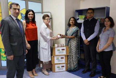 India donates medication for thalassemia patients in Armenia 