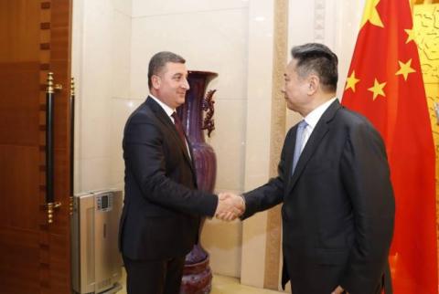 Армения и Китай подпишут межправительственное соглашение, касающееся международных автомобильных перевозок