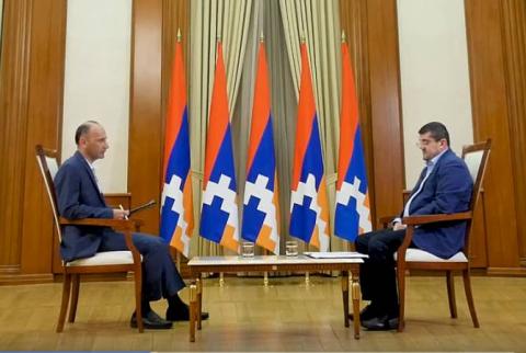 Президент Арцаха рассказал, в каких условиях произошло изменение маршрута Лачинского коридора