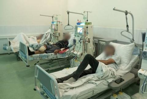 El Ministerio de Salud de Artsaj pidió a la Cruz Roja que evacúe a pacientes que reciben hemodiálisis