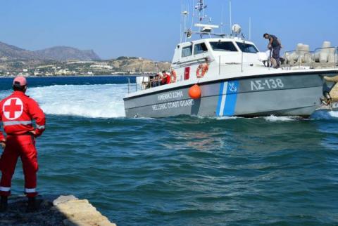 Հունաստանի առափնյա պահպանության ծառայությունը փրկել է առագաստանավում գտնվող 20 միգրանտի