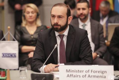 Ararat Mirzoyan participará en la sesión extraordinaria del Consejo de Seguridad de la ONU en Nueva York.