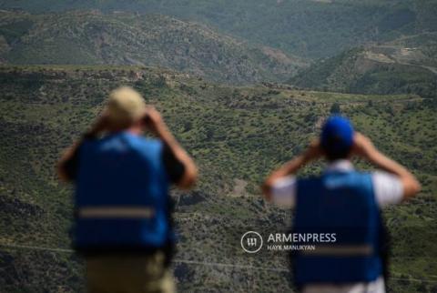 بعثة المراقبة التابعة للاتحاد الأوروبي في أرمينيا تؤكد أن أعضائها تعرضوا لإطلاق نار على الحدود الأرمينية-الأذربيجانية 