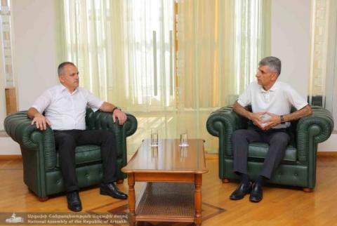 Спикер Национального Собрания Арцаха и секретарь Совбеза обсудили вопросы, связанные с безопасностью