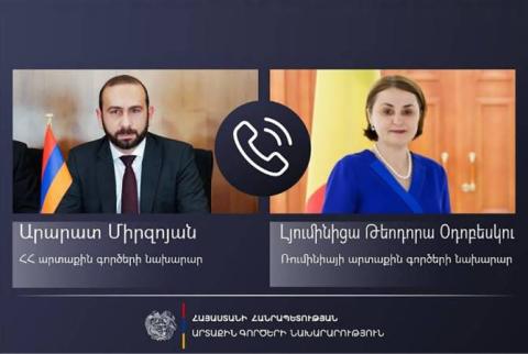 La ministre roumaine des Affaires étrangères informée de la crise humanitaire du Haut-Karabakh
