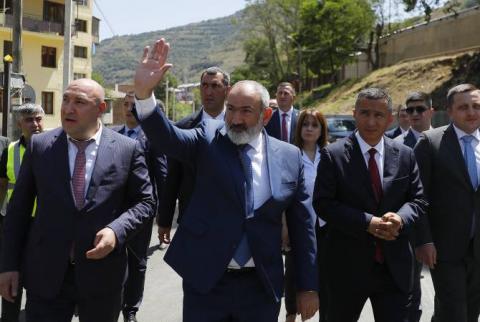 Visite du Premier ministre dans la région de Syunik