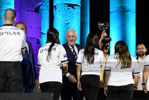 رئیس جمهور در اختتامیه 8 امین بازی های سراسری ارمنی اعلام کرد: "بازی ها گواهی بر اراده جمعی و پتانسیل مردم ماست"