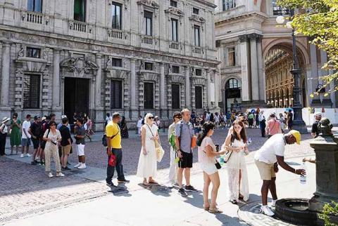 Milan records hottest day since 1763