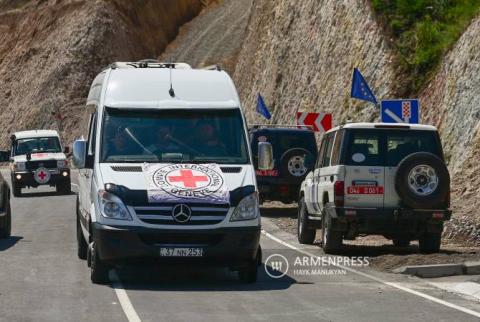 Cruz Roja trasladó 9 pacientes de Nagorno Karabaj a Armenia 