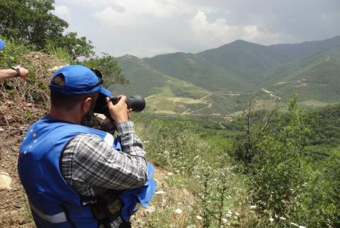 EU monitoring mission in Armenia increases patrolling activity on border with Azerbaijan in Gegharkunik and Syunik 