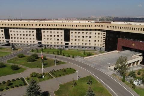 Вооруженные силы Армении не стреляли в направлении азербайджанских позиций: Минобороны опровергло заявление Баку