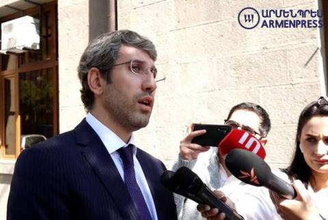 وزير العدل الأرمني يقول إن التصديق على نظام روما الأساسي يصب في المصالح الوطنية لأرمينيا وليس له علاقة بروسيا