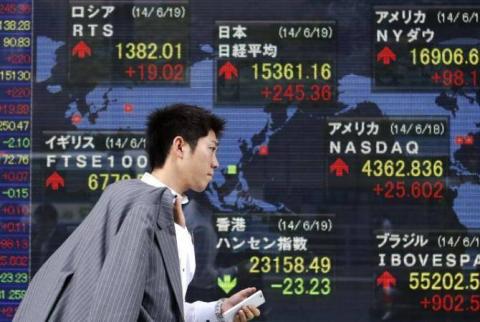 Asian Stocks down - 14-09-23