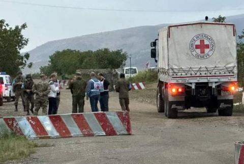 Le CICR achemine de l'aide humanitaire au Haut-Karabakh par le corridor de Latchine et la route d'Aghdam