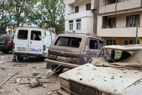 Unexploded Azeri ordnance found near residential homes in Stepanakert 