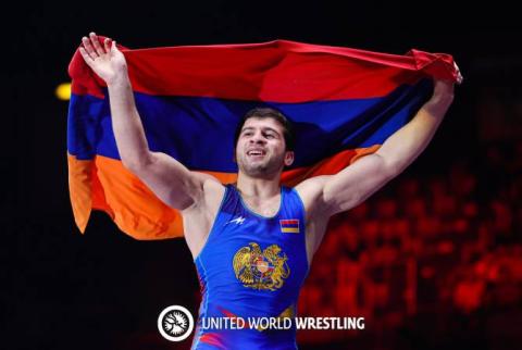 Armenia’s Malkhas Amoyan takes Paris 2024 quota after winning bronze at World Wrestling Championships