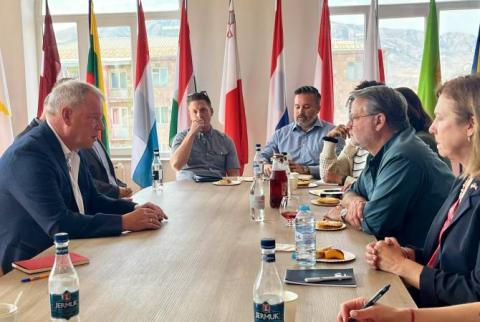 US Congressional delegation visits EUMA Headquarters in Armenia 