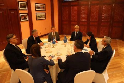 Պեկինում կայացել է ՀԱՊԿ-ի,  Շանհայի համագործակցության կազմակերպության և ԱՊՀ  բարձրաստիճան պաշտոնյաների աշխատանքային հանդիպում