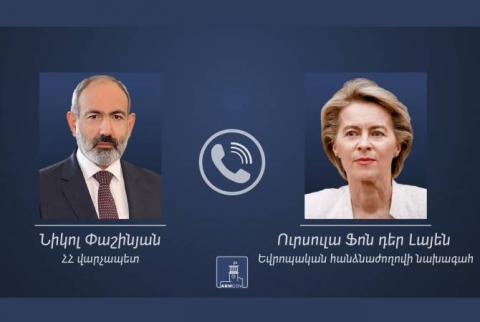 Primer ministro y presidenta de Comisión de Europa discutieron sobre situación de deportación forzosa de armenios 