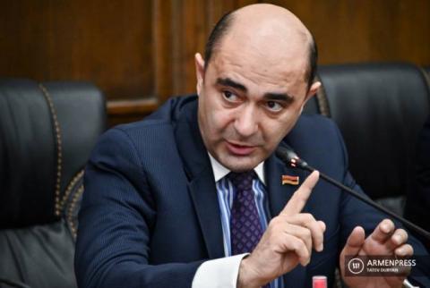 Marukyan, Azerbaycan'ın işlediği suçların BM'nin Dağlık Karabağ misyonu tarafından yasallaştırılmasını eleştirdi