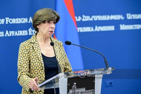 وزيرة الخارجية الفرنسية كاثرين كولونا تصف الإجراءات التي نفذتها أذربيجان ضد شعب آرتساخ-ناغورنو كاراباغ بأنها جريمة