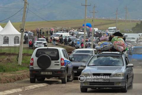100,625 forcibly displaced persons arrived to Armenia from Nagorno-Karabakh