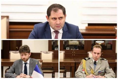 Министр обороны Республики Армения принял чрезвычайного и полномочного посла Франции