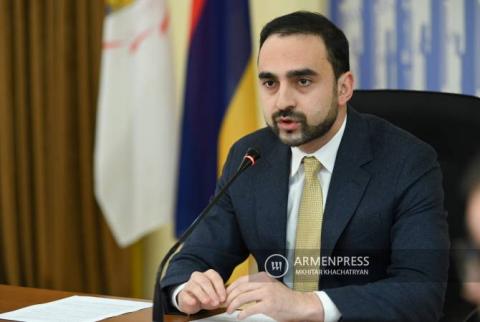 Tigran Avinyan fue nominado como candidato a alcalde de Ereván