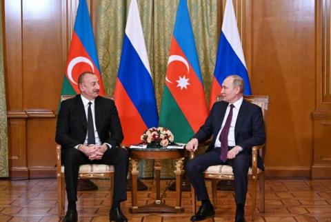 Putin consideró la situación de Nagorno Karabaj como el tema prioritario en la reunión con Aliyev