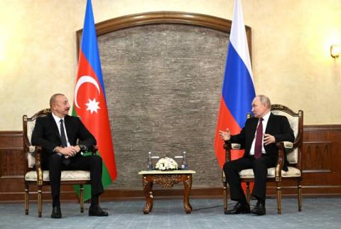 В публичной части встречи Путин и Алиев не обсуждали ситуацию вокруг Рубена Варданяна: Песков