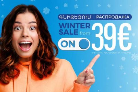 FLYONE ARMENIA announces its winter sale: tickets starting from 39 euros 