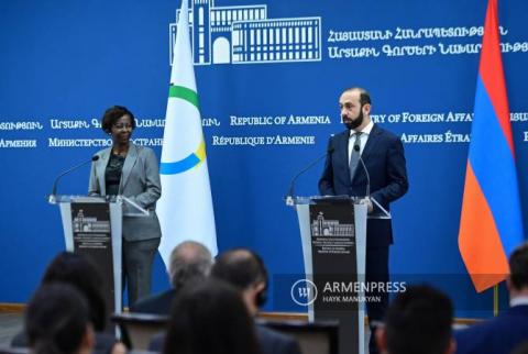 Ararat Mirzoyan: En las décadas anteriores, Armenia reafirmó su sistema de valores vinculado a la francofonía