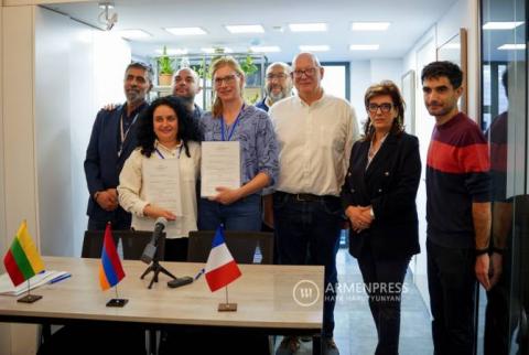 Armenian OnOff studio signed memorandums of cooperation with French and Lithuanian companies at the “ReA” Festival