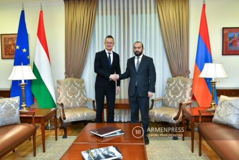 Armenian, Hungarian FMs meet in Yerevan 