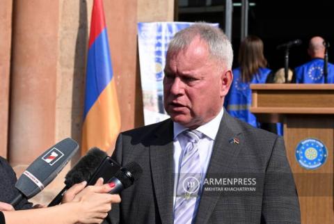 رئيس بعثة الاتحاد الأوروبي في أرمينيا ماركوس ريتر يقول إن الوضع على الحدود الأرمينية الأذربيجانية هادئ