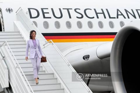 German Foreign Minister arrives in Armenia