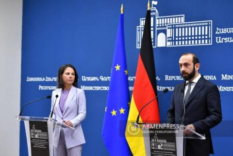 أرمينيا تتوقع وضع معايير جديدة في حجم التبادل التجاري مع ألمانيا-ميرزويان بمؤتمر مشترك مع نظيرته الألمانية بيربوك-