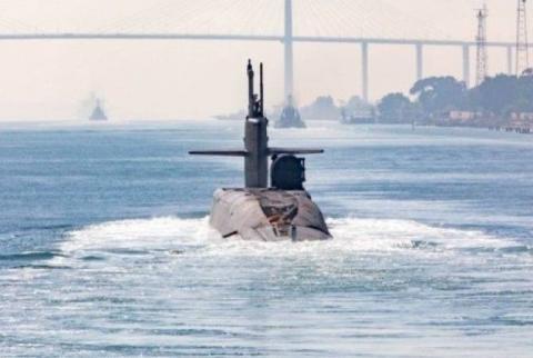 U.S. Ohio-class submarine arrives in the Mediterranean