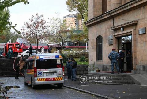 وفاة شخص وإصابة ثلاثة آخرين في انفجار بجامعة يريفان الحكومية