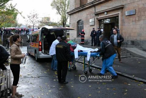 Las víctimas del incendio en la Universidad Estatal de Ereván son empleados administrativos