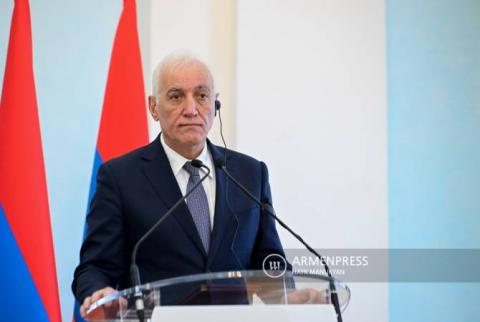 Ermenistan Cumhurbaşkanı, Irak Cumhurbaşkanı'na "Barış Kavşağı" projesini sundu
