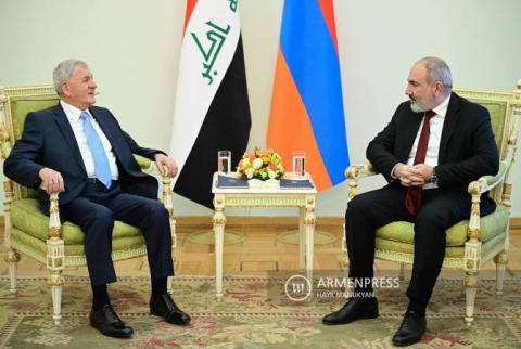 Nikol Pashinyan and Abdul Latif Jamal Rashid discuss issues related to further development of Armenian-Iraqi cooperation
