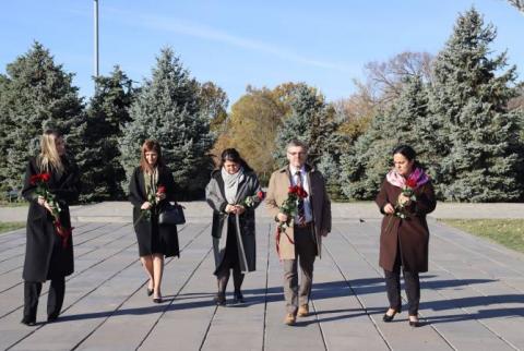 Специальный докладчик ООН Фабиан Сальвиоли посетил Мемориал жертвам Геноцида армян