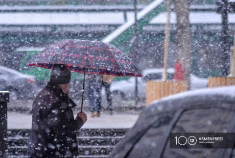 Diciembre con un clima inusualmente cálido y precipitaciones en Armenia