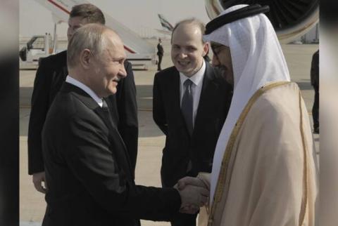Путин прибыл в Абу-Даби для переговоров с президентом ОАЭ