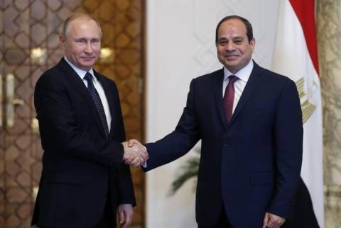 Presidents of Egypt, Russia agree on continued efforts to reach ceasefire in Gaza
