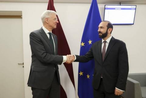 Главы МИД Армении и Латвии обсудили перспективы расширения двустороннего сотрудничества