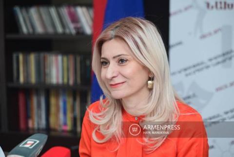 Press conference of Araksia Svajyan, Deputy Minister of Education, Science, Culture and Sport