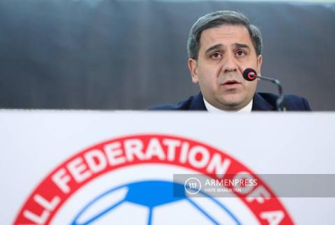 Армен Меликбекян переизбран президентом Федерации футбола 