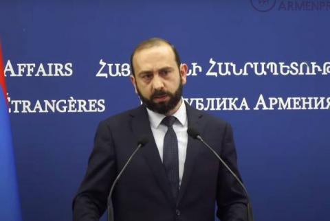 نقيّم الموقف الواضح من إيران فيما يتعلق بسلامة أراضي أرمينيا ووحدة حدودها وسيادتها-وزير الخارجية الأرمني-